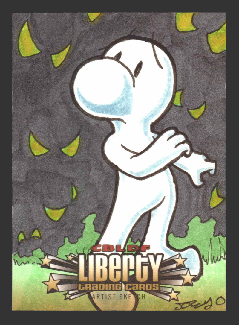 2011 CBLDF Comic Book Legal Defense Fund Liberty Artist Sketch Trading Card   - TvMovieCards.com