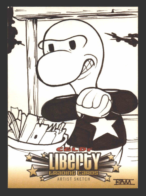2011 CBLDF Liberty Artist Sketch Trading Card by Rich Molinelli RAM - TvMovieCards.com
