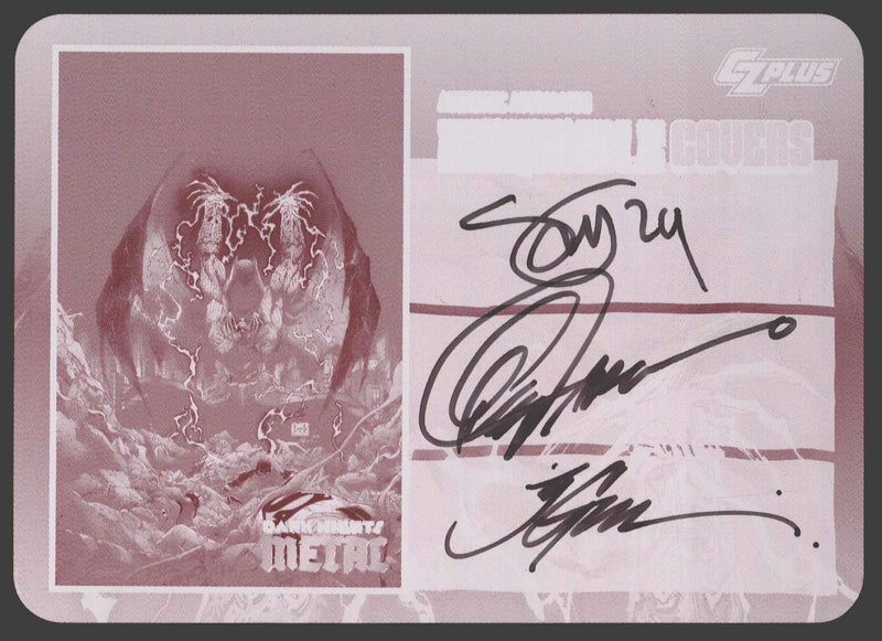 2024 CZX Dark Nights Metal Printing Plate Autograph Card Synder / Capullo / Glap - TvMovieCards.com