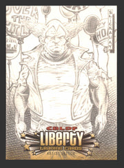 2011 Cryptozoic CBLDF Liberty Artist Sketch Card by Larry 'Slickaway' Schlekewy   - TvMovieCards.com