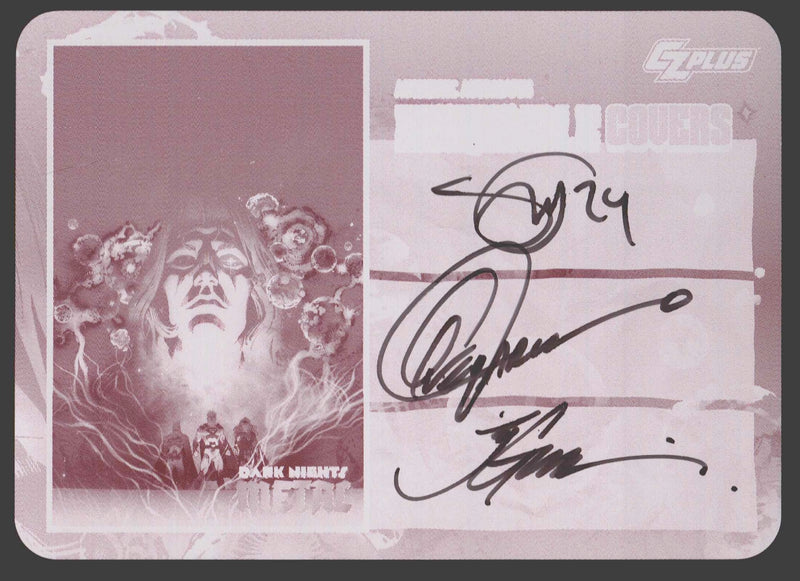 2024 CZX Dark Nights Metal Printing Plate Autograph Card Synder / Capullo / Glap - TvMovieCards.com