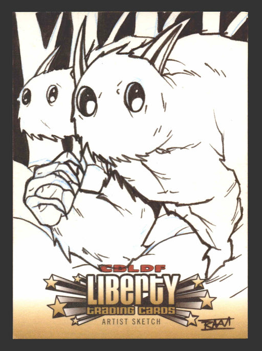 2011 CBLDF Liberty Artist Sketch Trading Card by Rich Molinelli RAM - TvMovieCards.com