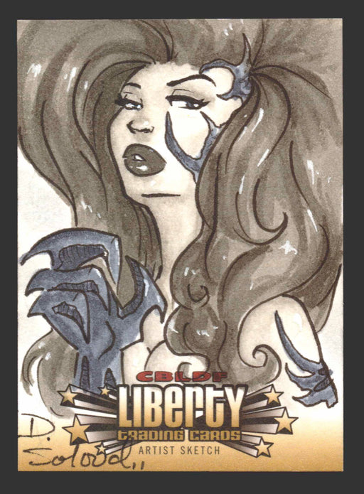 2011 Cryptozoic CBLDF Liberty Artist Sketch Trading Card by Danielle Soloud   - TvMovieCards.com