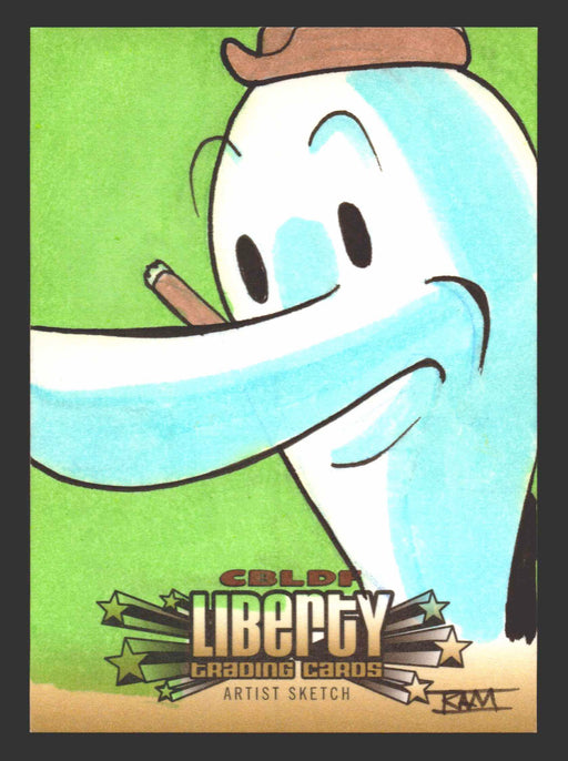 2011 CBLDF Liberty Artist Sketch Trading Card by Rich Molinelli RAM - TvMovieCards.com