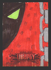 2011 CBLDF Comic Book Legal Defense Fund Liberty Artist Sketch Trading Card   - TvMovieCards.com