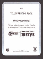 2024 CZX Dark Nights Metal Printing Plate Autograph Card Synder / Capullo / Glap - TvMovieCards.com
