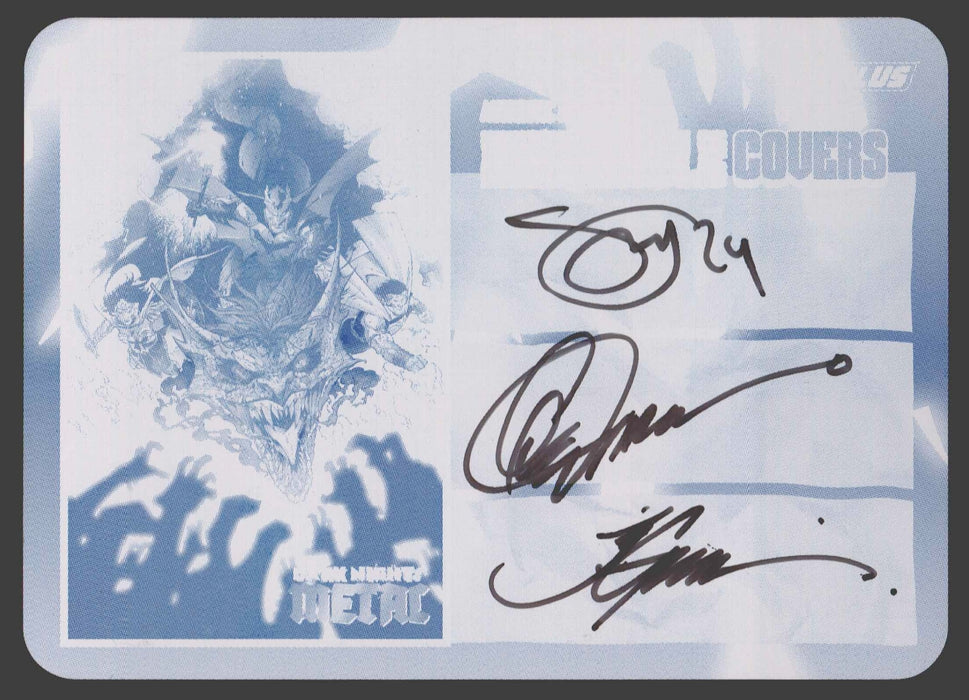 2024 CZX Dark Nights Metal Printing Plate Autograph Card Synder / Capullo / Glapion