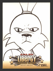 2011 CBLDF Liberty Artist Sketch Trading Card by Rich Molinelli RAM - TvMovieCards.com