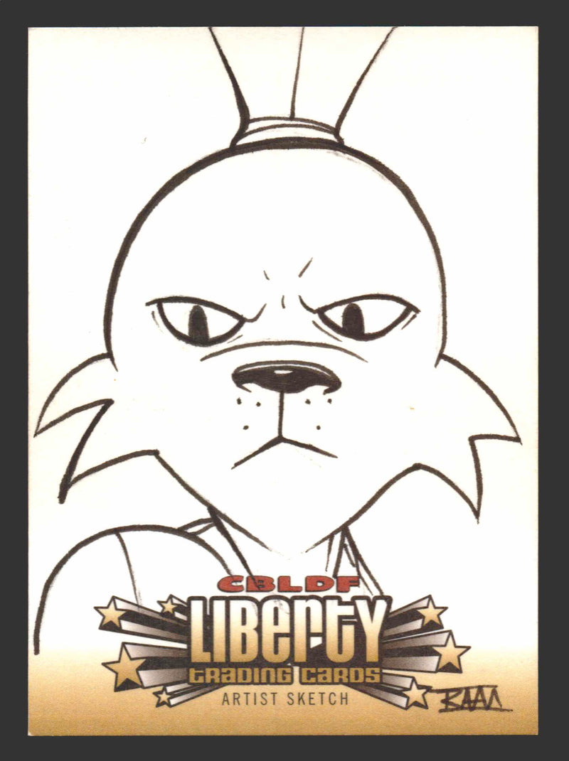 2011 CBLDF Liberty Artist Sketch Trading Card by Rich Molinelli RAM - TvMovieCards.com