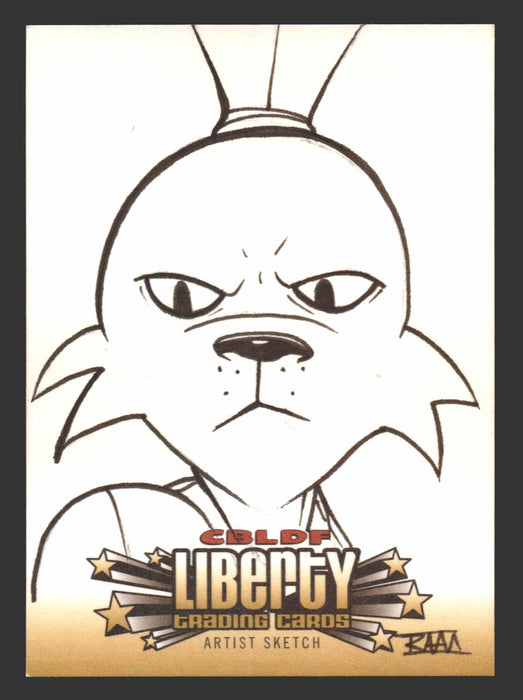 2011 CBLDF Liberty Artist Sketch Trading Card by Rich Molinelli RAM - TvMovieCards.com