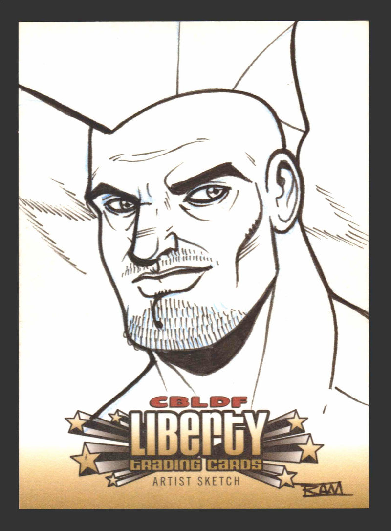 2011 CBLDF Comic Book Legal Defense Fund Liberty Artist Sketch Trading Card   - TvMovieCards.com