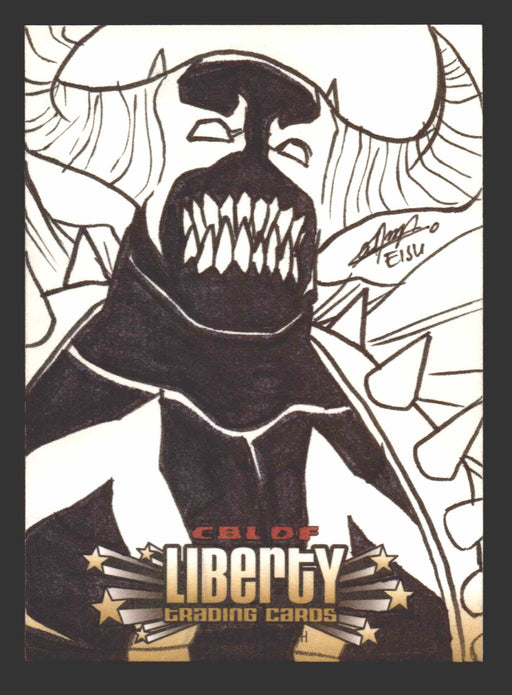 2011 Cryptozoic CBLDF Liberty Artist Sketch Card by Remy "Eisu" Mokhtar   - TvMovieCards.com