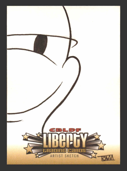 2011 CBLDF Liberty Artist Sketch Trading Card by Rich Molinelli RAM - TvMovieCards.com
