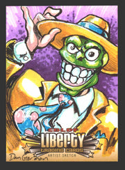2011 Cryptozoic CBLDF Liberty Artist Sketch Card The Mask by Dan Gorman   - TvMovieCards.com