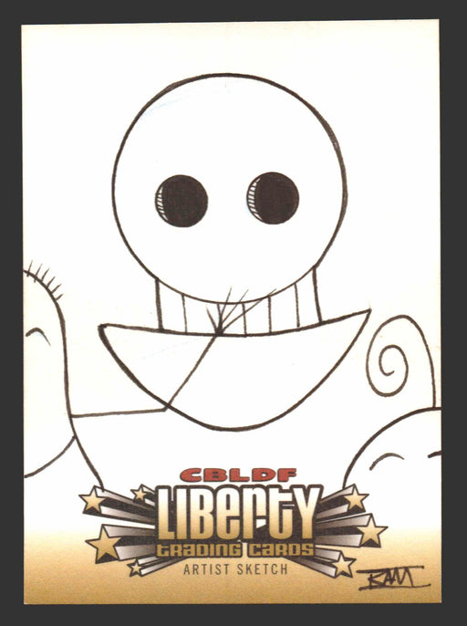2011 CBLDF Liberty Artist Sketch Trading Card by Rich Molinelli RAM - TvMovieCards.com