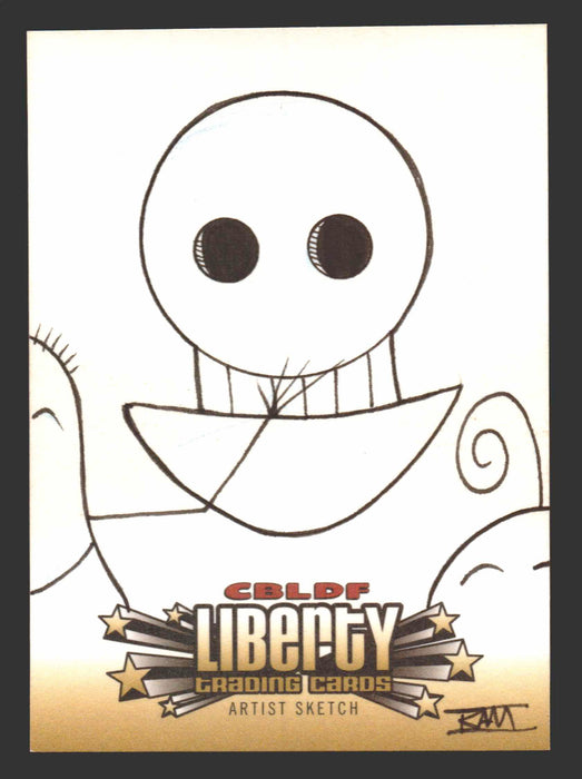 2011 CBLDF Liberty Artist Sketch Trading Card by Rich Molinelli RAM - TvMovieCards.com