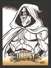 2011 CBLDF Liberty Artist Sketch Trading Card by Rich Molinelli RAM - TvMovieCards.com