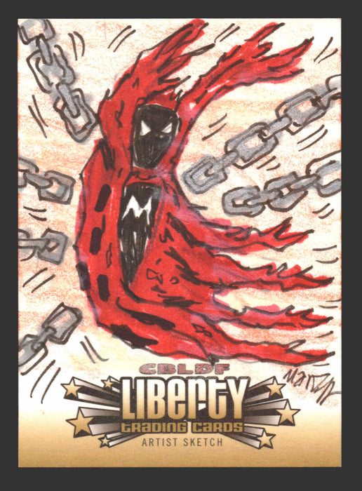 2011 CBLDF Comic Book Legal Defense Fund Liberty Artist Sketch Trading Card   - TvMovieCards.com