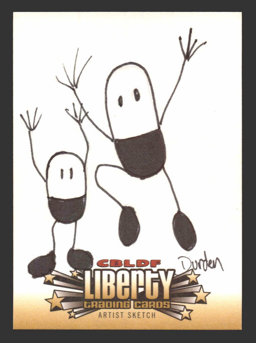 2011 Cryptozoic CBLDF Liberty Artist Sketch Trading Card by Jason Durden - TvMovieCards.com