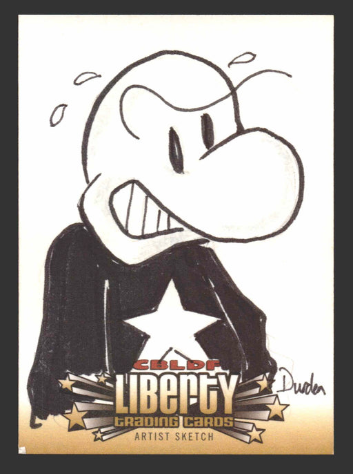2011 Cryptozoic CBLDF Liberty Artist Sketch Trading Card by Jason Durden - TvMovieCards.com