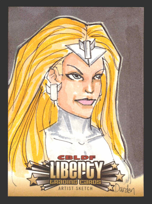 2011 Cryptozoic CBLDF Liberty Artist Sketch Trading Card by Jason Durden - TvMovieCards.com