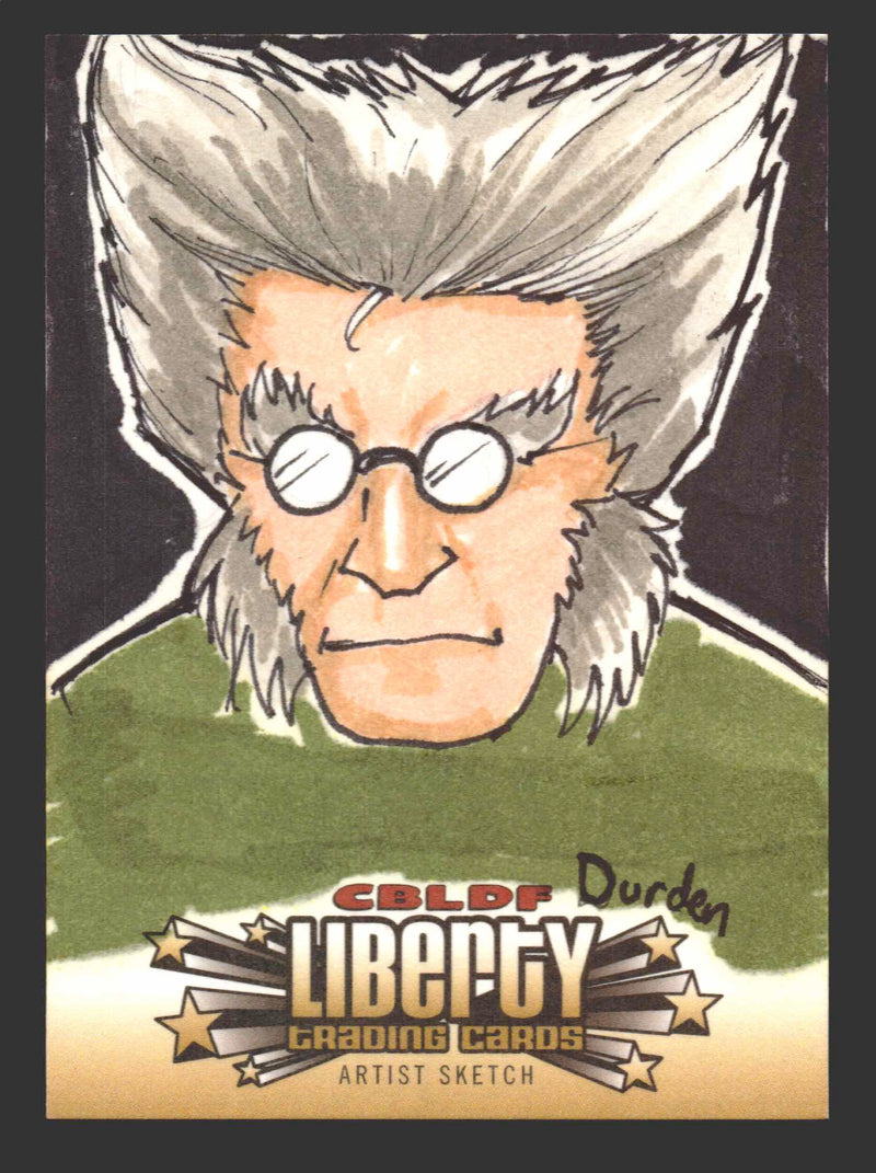 2011 Cryptozoic CBLDF Liberty Artist Sketch Trading Card by Jason Durden - TvMovieCards.com