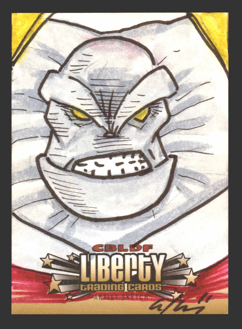 2011 CBLDF Comic Book Legal Defense Fund Liberty Artist Sketch Trading Card   - TvMovieCards.com