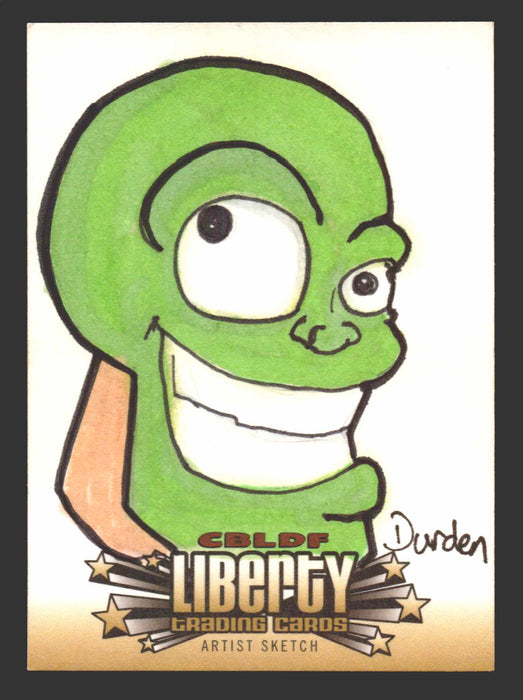 2011 Cryptozoic CBLDF Liberty Artist Sketch Trading Card by Jason Durden - TvMovieCards.com