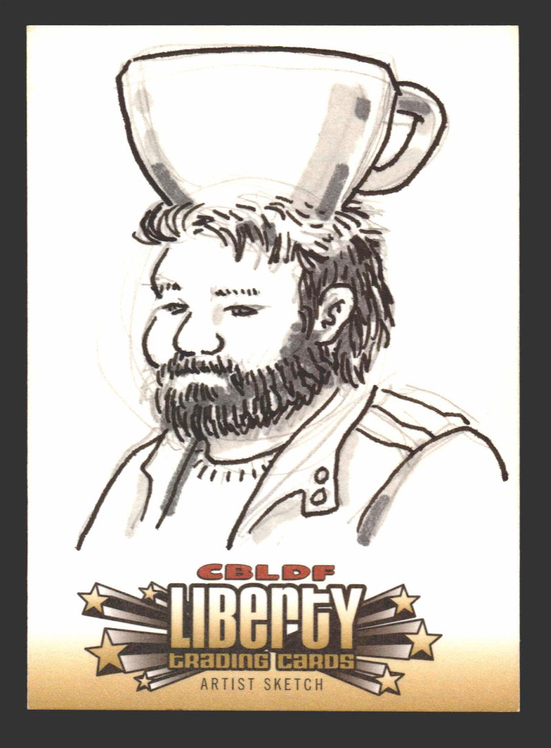 2011 CBLDF Comic Book Legal Defense Fund Liberty Artist Sketch Trading Card   - TvMovieCards.com