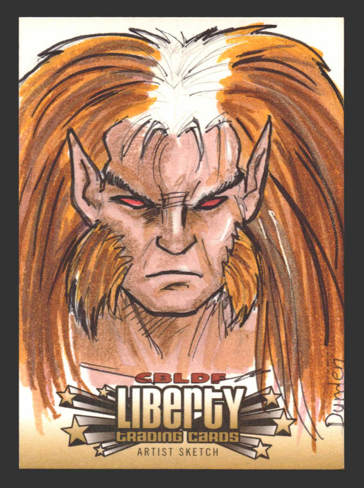 2011 Cryptozoic CBLDF Liberty Artist Sketch Trading Card by Jason Durden - TvMovieCards.com