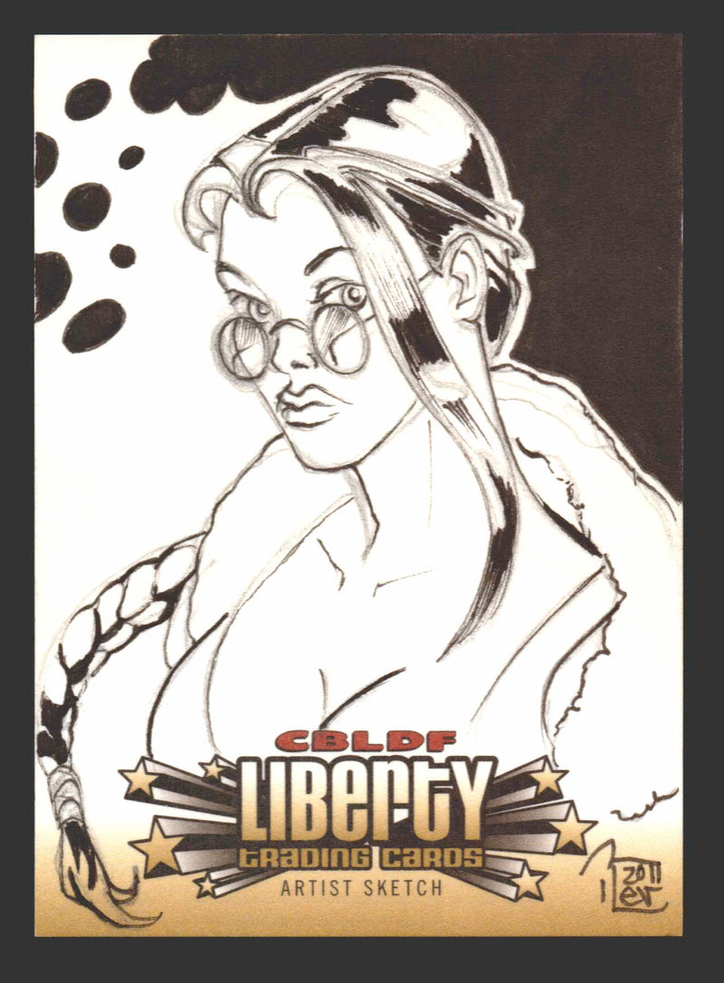 2011 CBLDF Comic Book Legal Defense Fund Liberty Artist Sketch Trading Card   - TvMovieCards.com