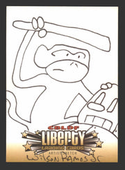 2011 CBLDF Liberty Artist Sketch Trading Card by Wilson Ramos Jr   - TvMovieCards.com
