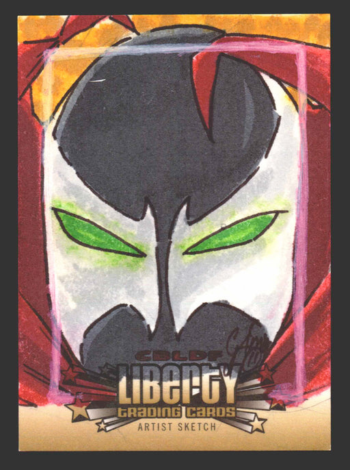 2011 Cryptozoic CBLDF Liberty Artist Sketch Card by Christian James Thomas - TvMovieCards.com