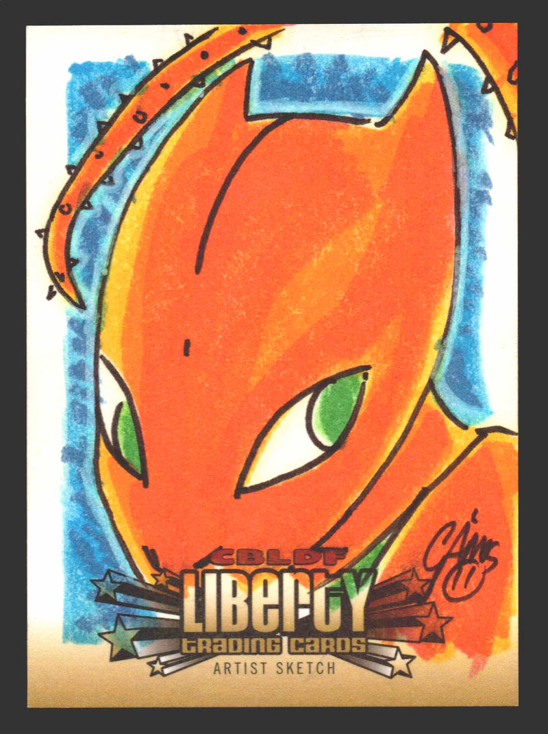 2011 Cryptozoic CBLDF Liberty Artist Sketch Card by Christian James Thomas - TvMovieCards.com