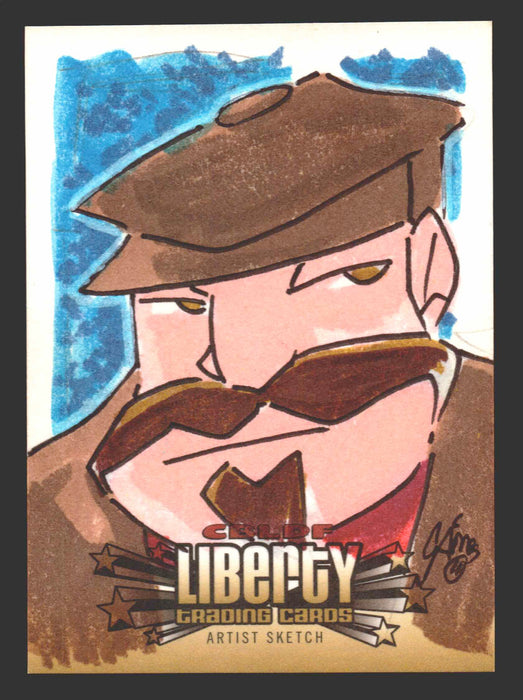 2011 Cryptozoic CBLDF Liberty Artist Sketch Card by Christian James Thomas - TvMovieCards.com