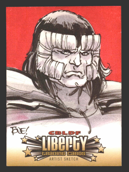 2011 Cryptozoic CBLDF Liberty Artist Sketch Card by Tone Rodriguez - TvMovieCards.com
