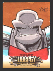 2011 Cryptozoic CBLDF Liberty Artist Sketch Card by Tone Rodriguez - TvMovieCards.com