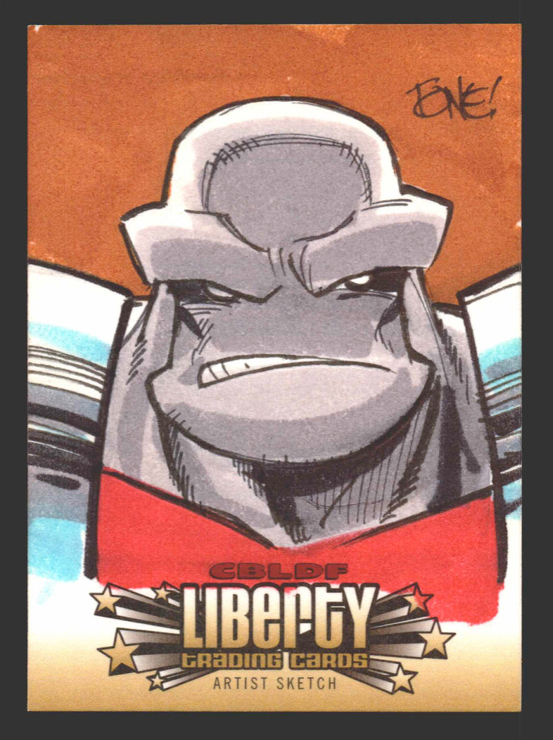 2011 Cryptozoic CBLDF Liberty Artist Sketch Card by Tone Rodriguez - TvMovieCards.com