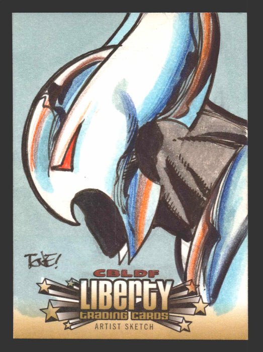 2011 Cryptozoic CBLDF Liberty Artist Sketch Card by Tone Rodriguez - TvMovieCards.com