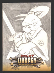 2011 Cryptozoic CBLDF Liberty Artist Sketch Card by Chris "Cabbie" Bradberry - TvMovieCards.com