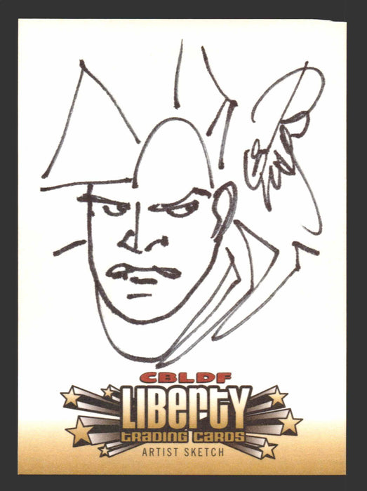 2011 Cryptozoic CBLDF Liberty Artist Sketch Card by Erik Larson - TvMovieCards.com