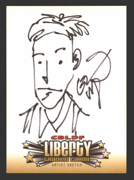 2011 Cryptozoic CBLDF Liberty Artist Sketch Card by Erik Larson - TvMovieCards.com