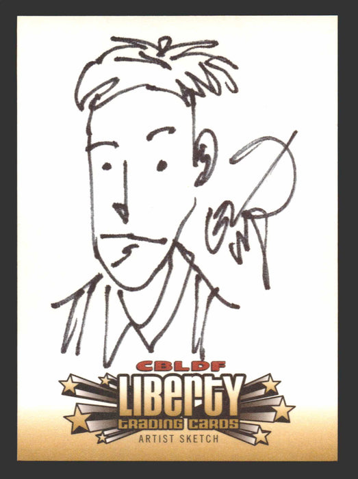 2011 Cryptozoic CBLDF Liberty Artist Sketch Card by Erik Larson - TvMovieCards.com