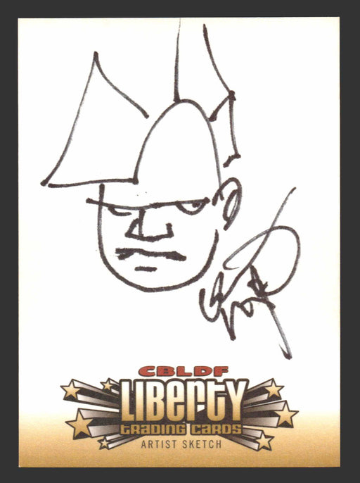 2011 Cryptozoic CBLDF Liberty Artist Sketch Card by Erik Larson - TvMovieCards.com