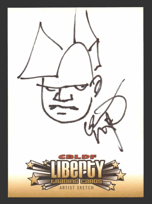 2011 Cryptozoic CBLDF Liberty Artist Sketch Card by Erik Larson - TvMovieCards.com