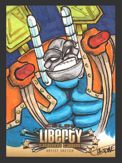2011 Cryptozoic CBLDF Liberty Artist Sketch Trading Card by Chris Thorne - TvMovieCards.com