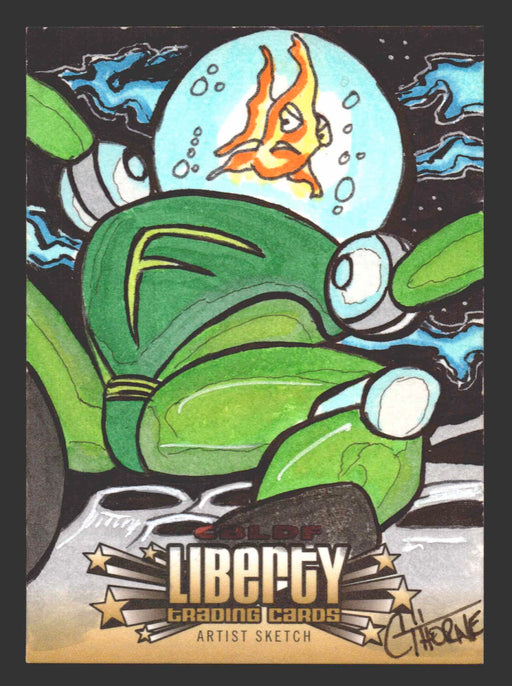 2011 Cryptozoic CBLDF Liberty Artist Sketch Trading Card by Chris Thorne - TvMovieCards.com