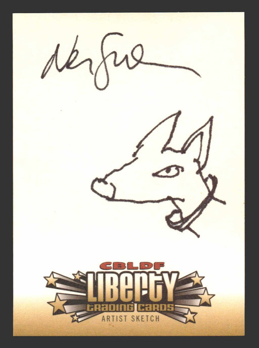 2011 CBLDF Liberty Artist Sketch Coraline Trading Card by Neil Gaiman - TvMovieCards.com
