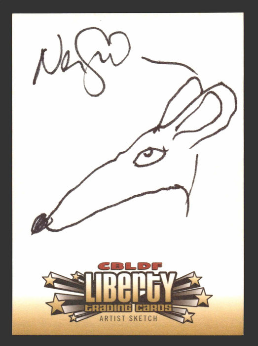 2011 CBLDF Liberty Artist Sketch Coraline Trading Card by Neil Gaiman - TvMovieCards.com