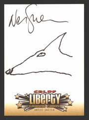 2011 CBLDF Liberty Artist Sketch Coraline Trading Card by Neil Gaiman - TvMovieCards.com